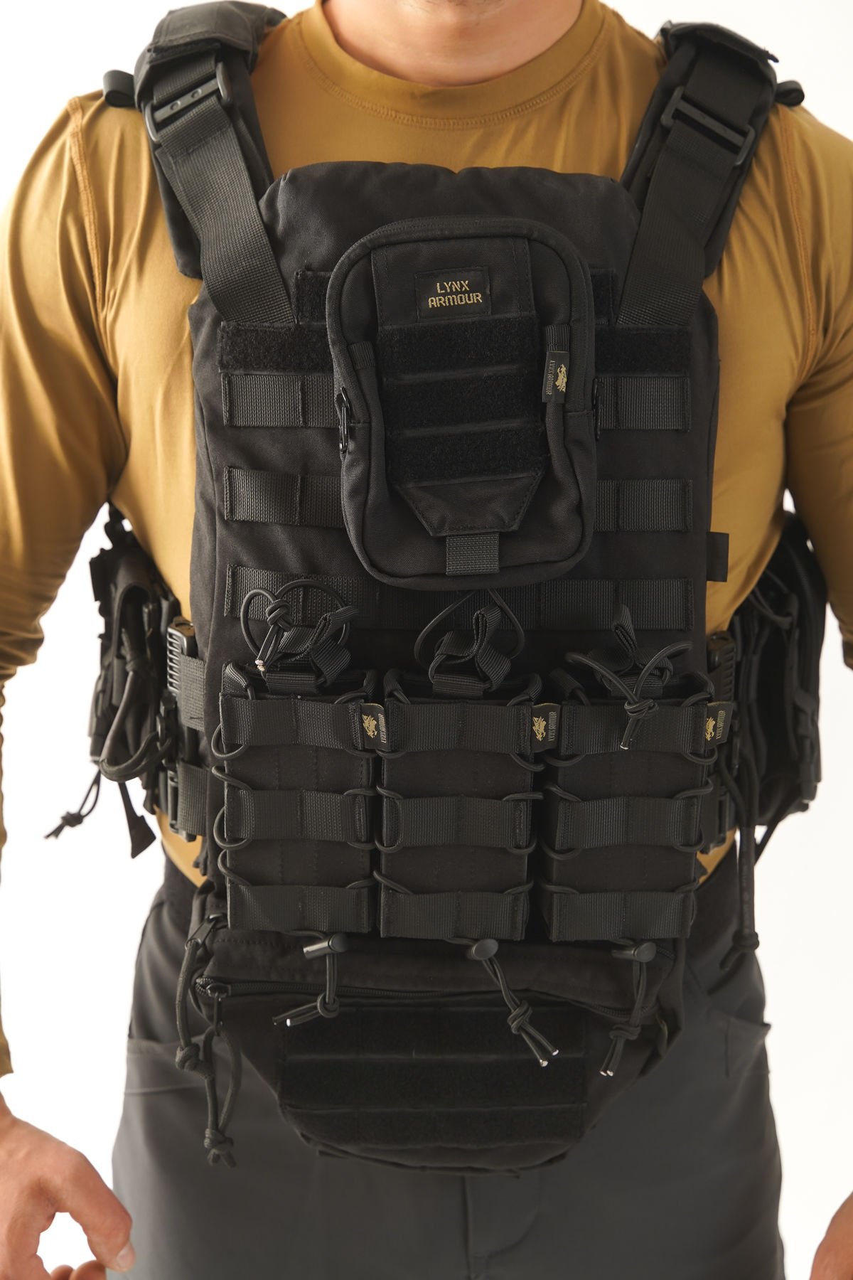 LYNX ARMOUR® Hücum Yeleği, Model-4, Siyah