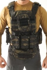 LYNX ARMOUR® Hücum Yeleği, Model-4, Koyu Kamuflaj