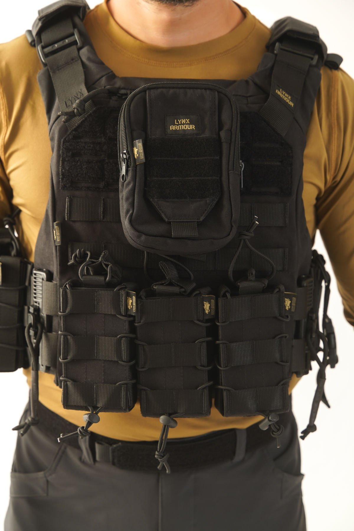 LYNX ARMOUR® Hücum Yeleği, Model-2, Siyah